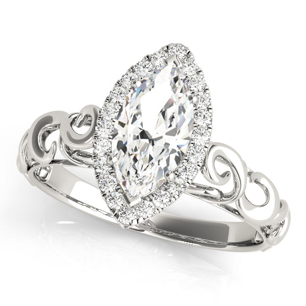 Marquise Diamond Solitaire Engagement Ring · 1.13 ct tw