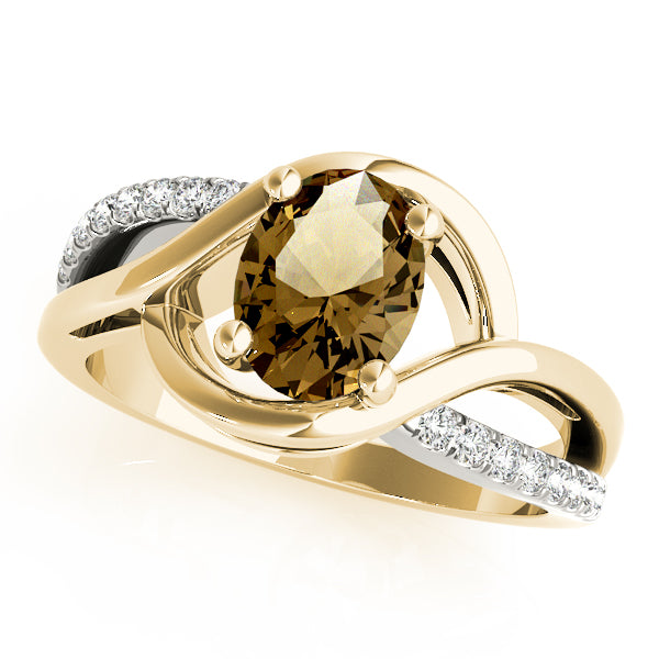 Oval 8x6 Diamond Ring · 0.12 ct tw