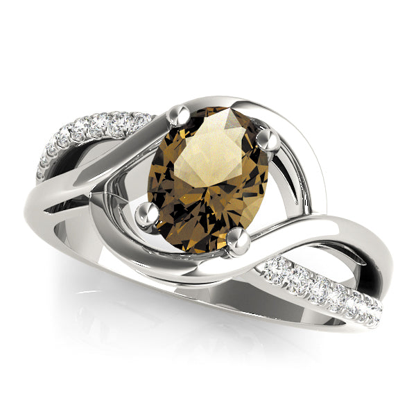 Oval 8x6 Diamond Ring · 0.12 ct tw