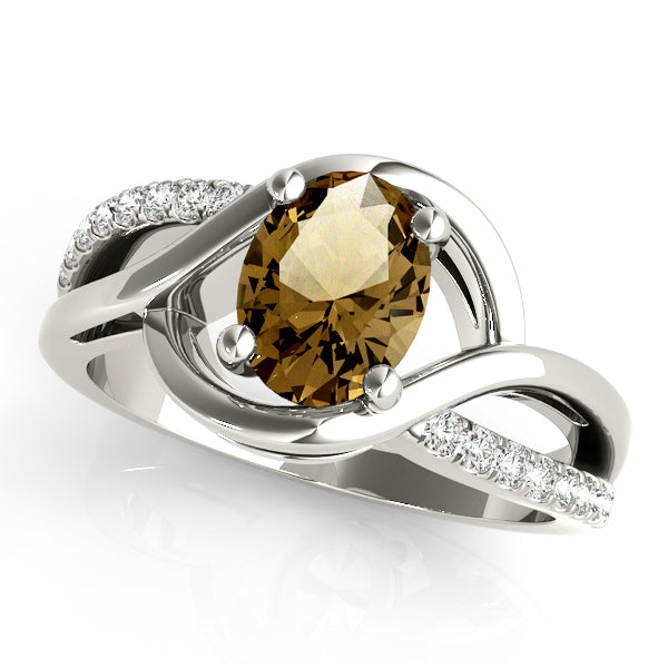 Oval 8x6 Diamond Ring · 0.12 ct tw