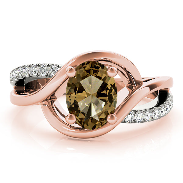 Oval 8x6 Diamond Ring · 0.12 ct tw