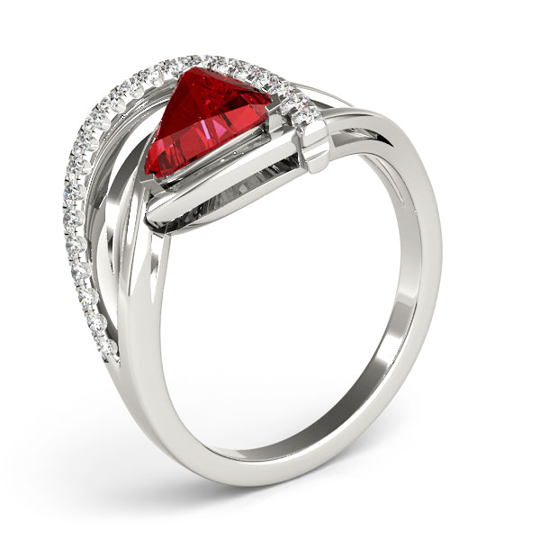Trillion 7x7 Diamond Ring · 0.21 ct tw