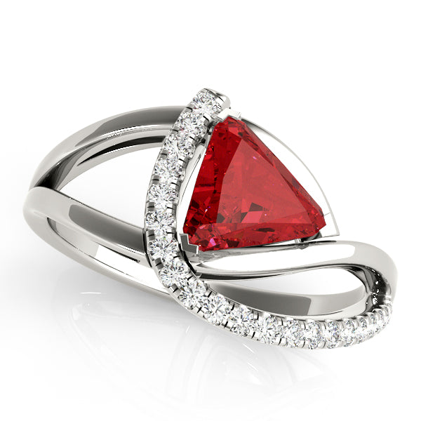 Trillion 7x7 Diamond Ring · 0.21 ct tw