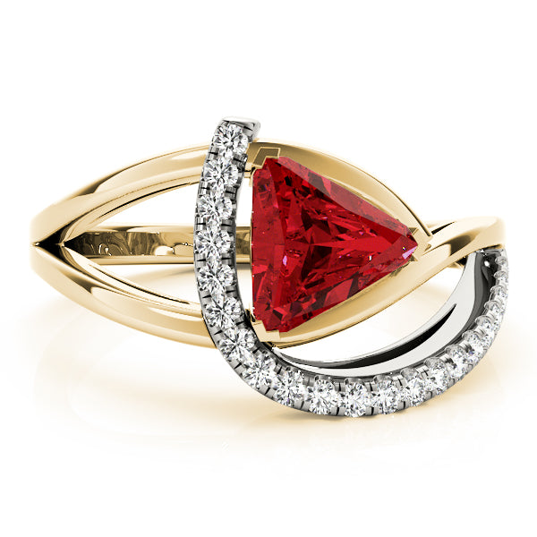 Trillion 7x7 Diamond Ring · 0.21 ct tw