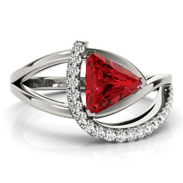 Trillion 7x7 Diamond Ring · 0.21 ct tw