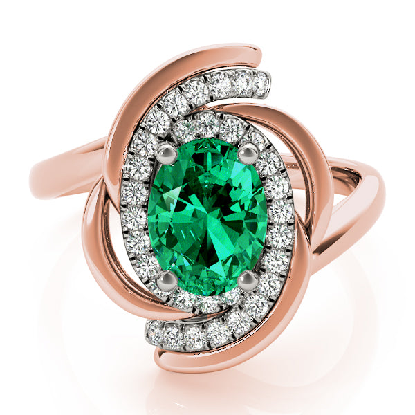 Oval 8x6 Diamond Ring · 0.16 ct tw