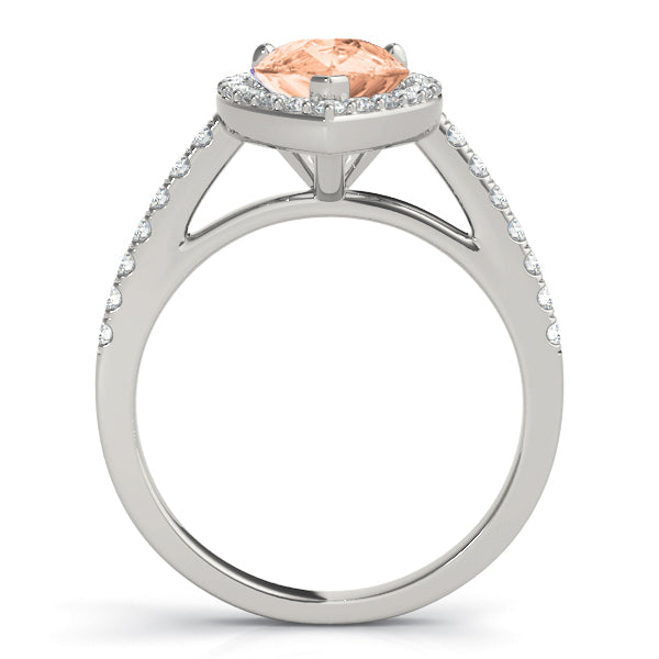 Pear Shape Halo Diamond Fashion Ring · 0.34 ct tw