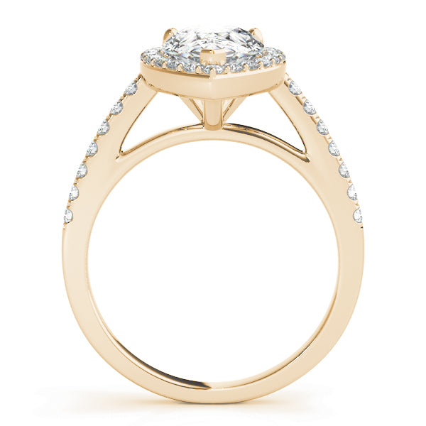 Pear Shape Halo Diamond Fashion Ring · 0.34 ct tw