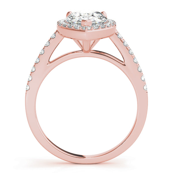 Pear Shape Halo Diamond Fashion Ring · 0.34 ct tw