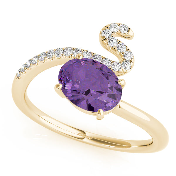 Oval 8x6 Diamond Ring · 0.16 ct tw