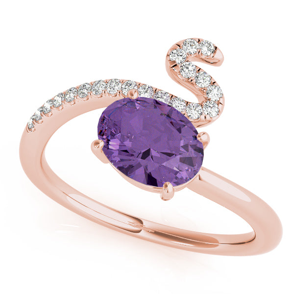 Oval 8x6 Diamond Ring · 0.16 ct tw