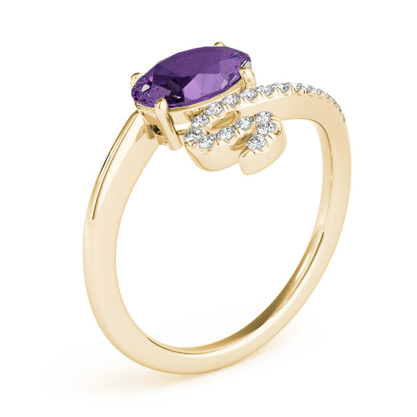 Oval 8x6 Diamond Ring · 0.16 ct tw
