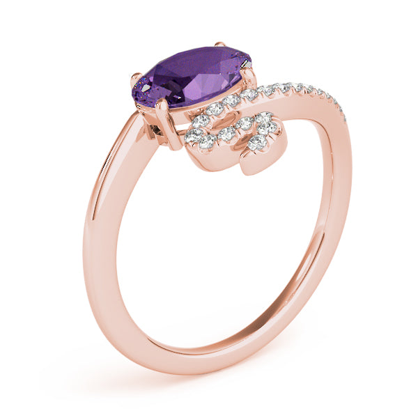 Oval 8x6 Diamond Ring · 0.16 ct tw