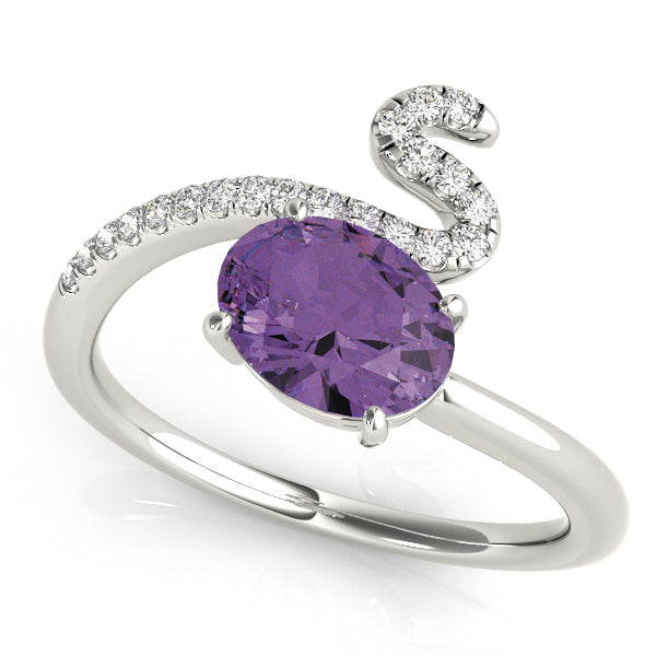 Oval 8x6 Diamond Ring · 0.16 ct tw