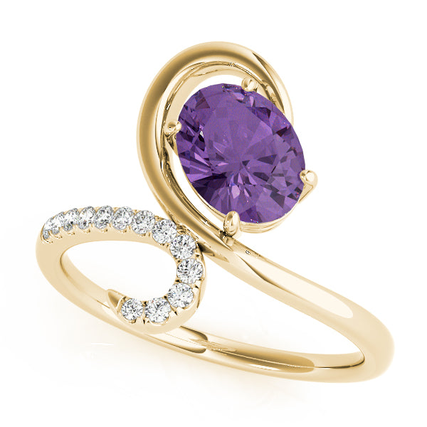 Oval 8x6 Diamond Ring · 0.09 ct tw