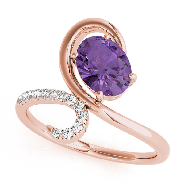 Oval 8x6 Diamond Ring · 0.09 ct tw