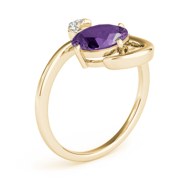 Oval 8x6 Diamond Ring · 0.09 ct tw