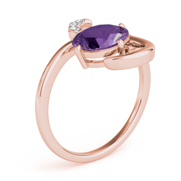 Oval 8x6 Diamond Ring · 0.09 ct tw