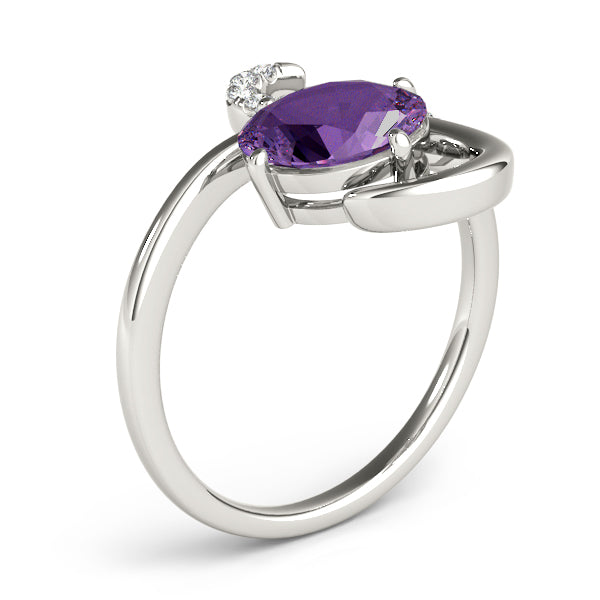 Oval 8x6 Diamond Ring · 0.09 ct tw