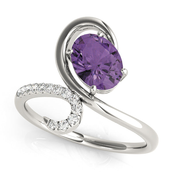 Oval 8x6 Diamond Ring · 0.09 ct tw