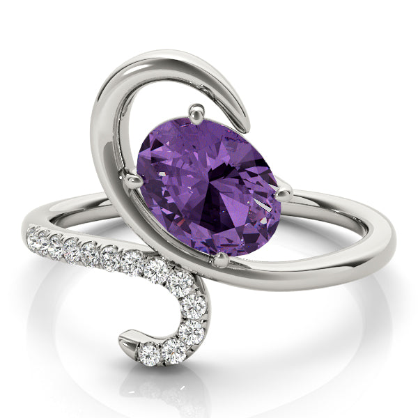 Oval 8x6 Diamond Ring · 0.09 ct tw