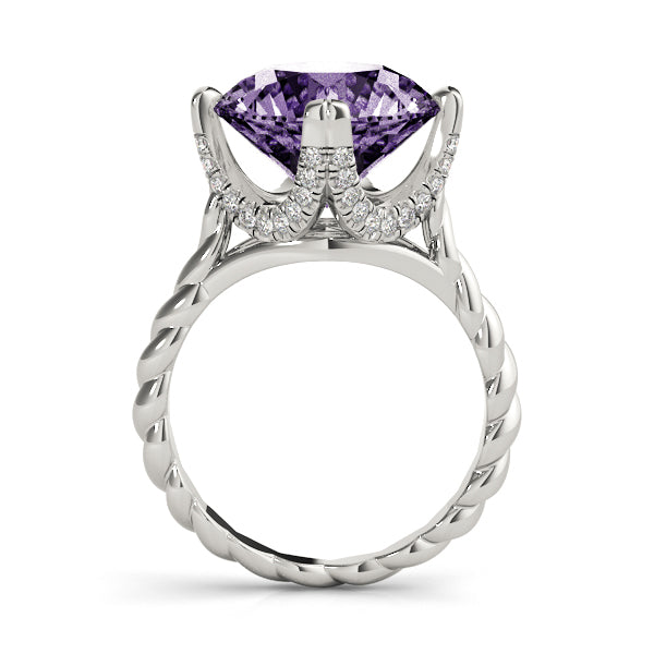 Round 12mm Diamond Fashion Ring · 0.15 ct tw