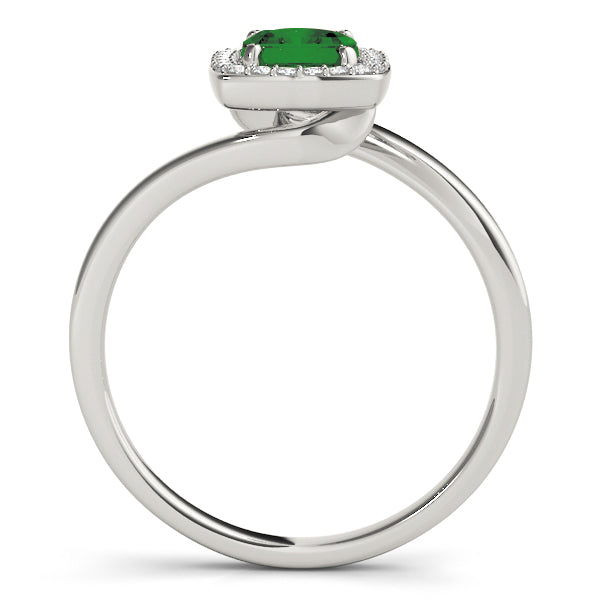 Emerald Diamond Fashion Ring · 1.12 ct tw