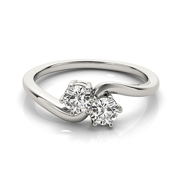 Round Two Stone Diamond Ring · 1.00 ct tw