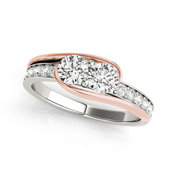 Round Two Stone Diamond Ring · 1.30 ct tw