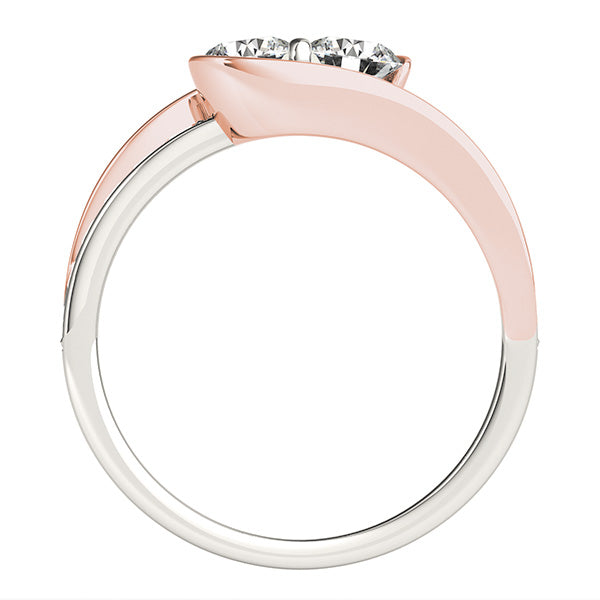 Round Two Stone Diamond Ring · 1.30 ct tw