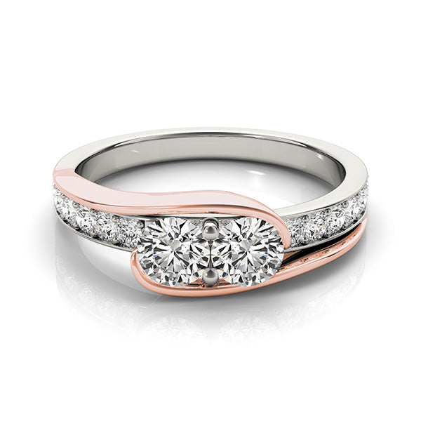 Round Two Stone Diamond Ring · 1.30 ct tw