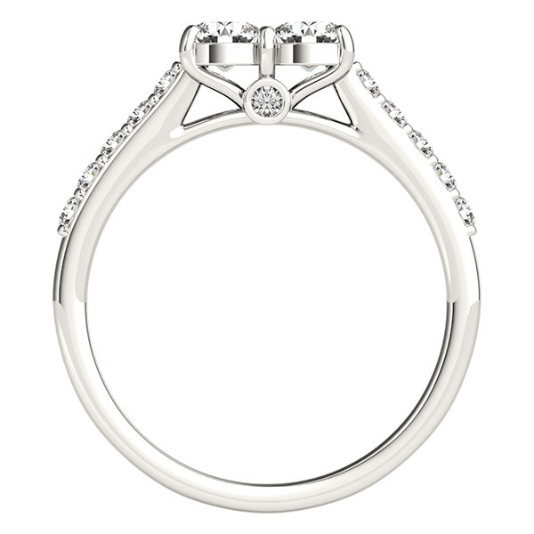 Round Two Stone Diamond Ring · 1.28 ct tw