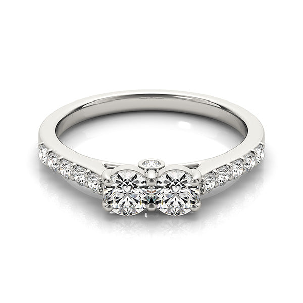 Round Two Stone Diamond Ring · 1.28 ct tw