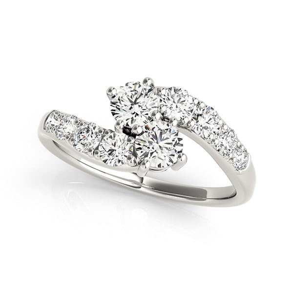 Round Two Stone Diamond Ring · 1.52 ct tw
