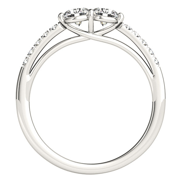 Round Two Stone Diamond Ring · 1.15 ct tw