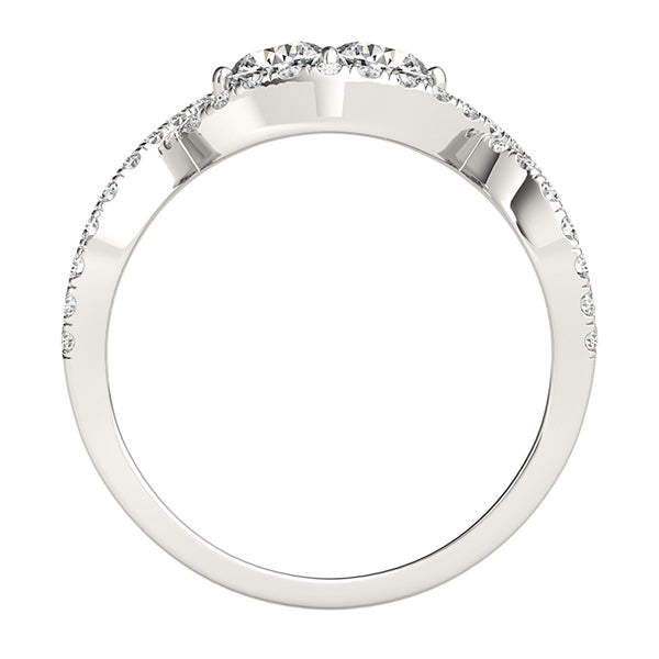 Round Two Stone Diamond Ring · 1.30 ct tw