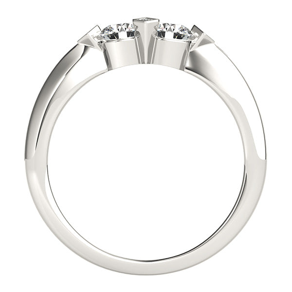 Round Two Stone Diamond Ring · 1.01 ct tw