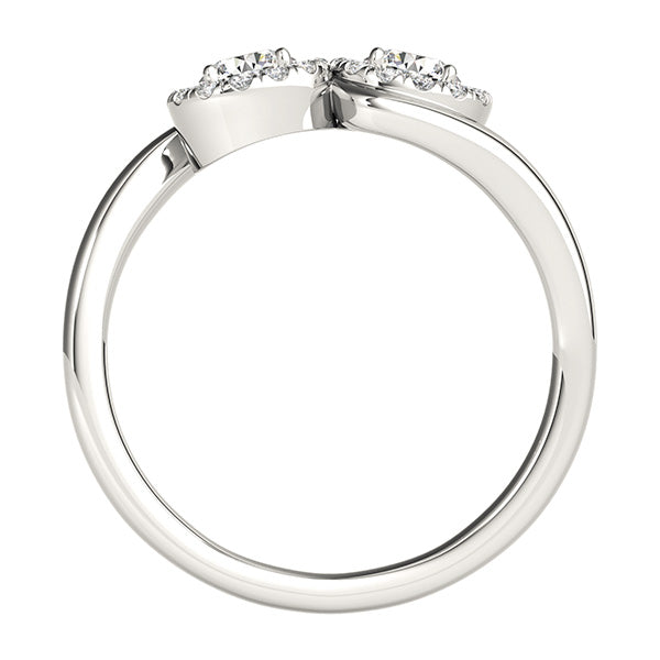Round Two Stone Diamond Ring · 1.24 ct tw