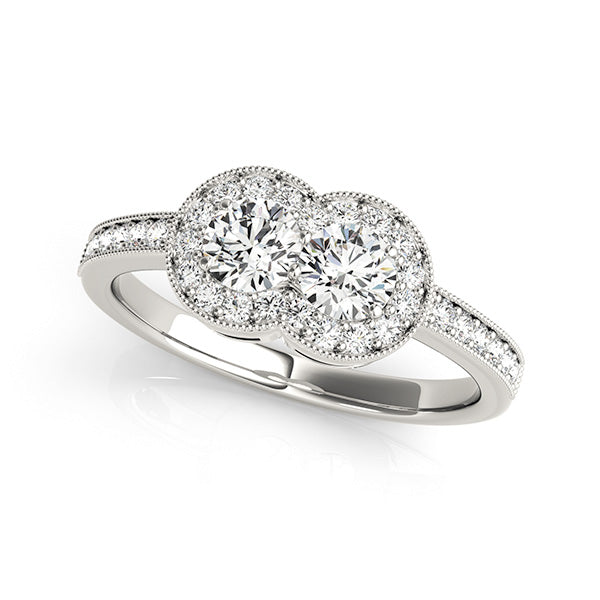 Round Two Stone Diamond Ring · 1.30 ct tw