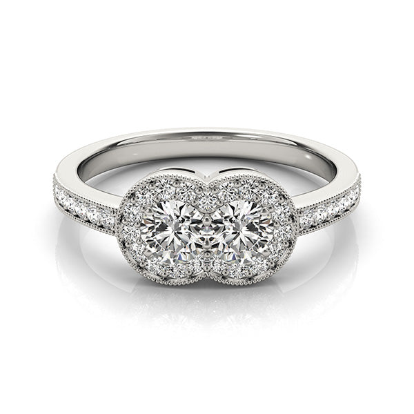 Round Two Stone Diamond Ring · 1.30 ct tw