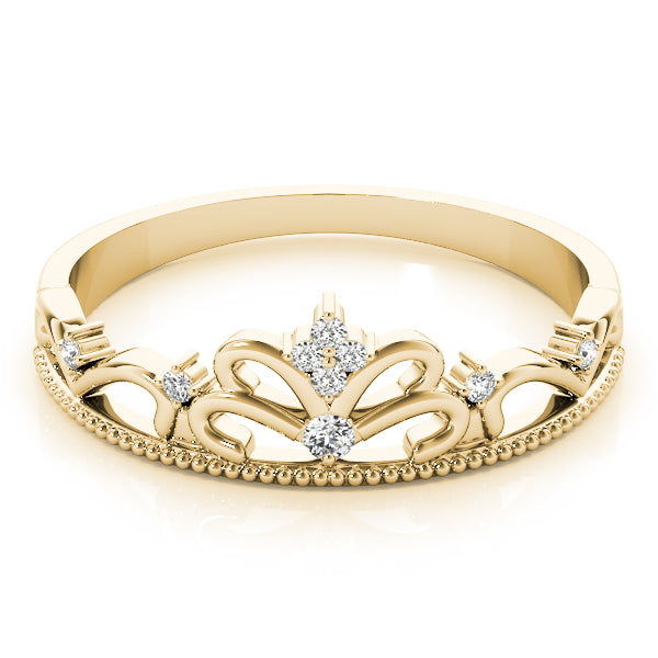 Round Tiara Diamond Ring · 0.07 ct tw