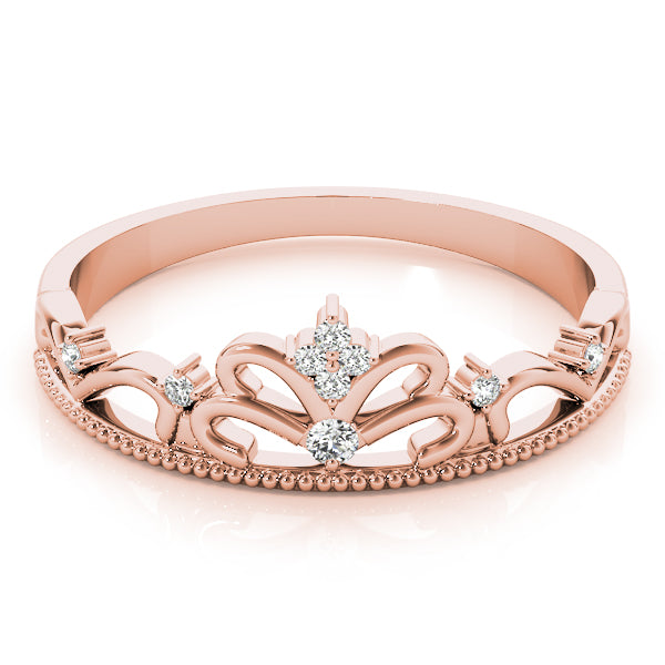 Round Tiara Diamond Ring · 0.07 ct tw