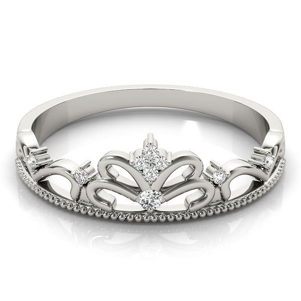 Round Tiara Diamond Ring · 0.07 ct tw