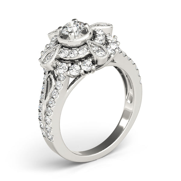 Round Diamond Engagement Ring · 0.75 ct tw