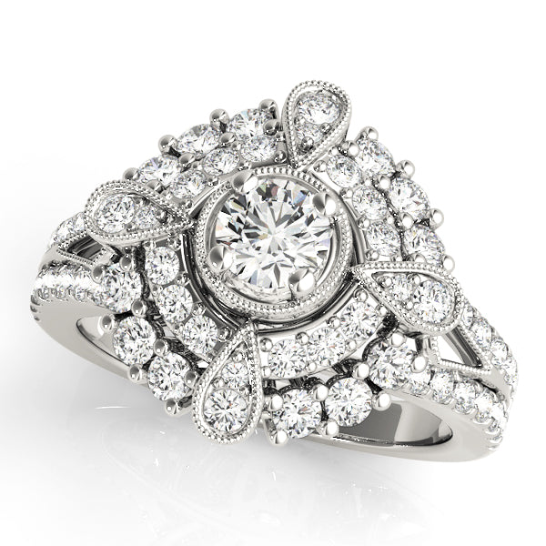 Round Diamond Engagement Ring · 0.75 ct tw