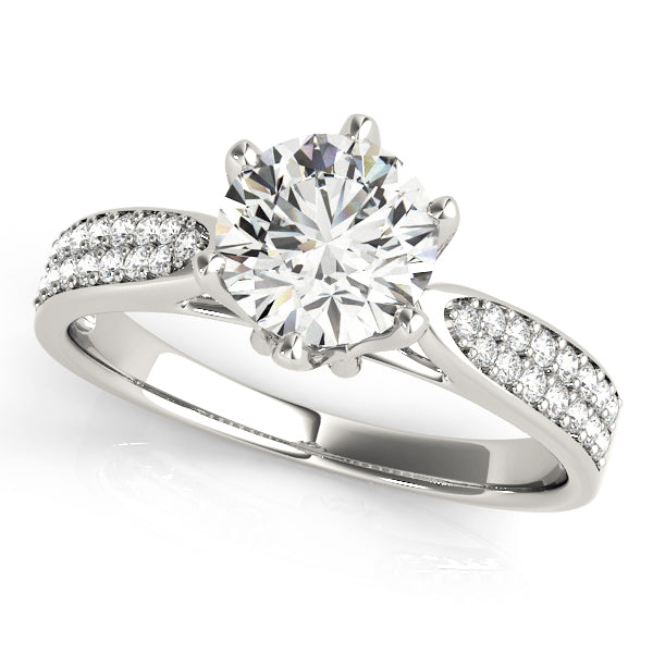 Round Diamond Engagement Ring · 0.87 ct tw