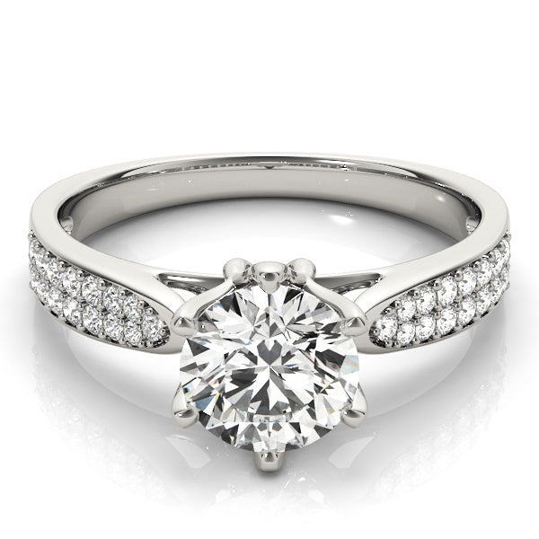 Round Diamond Engagement Ring · 0.87 ct tw