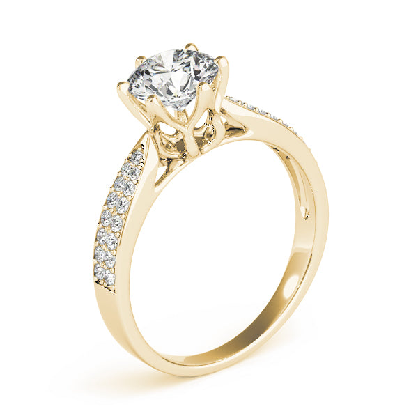Round Diamond Engagement Ring · 0.87 ct tw