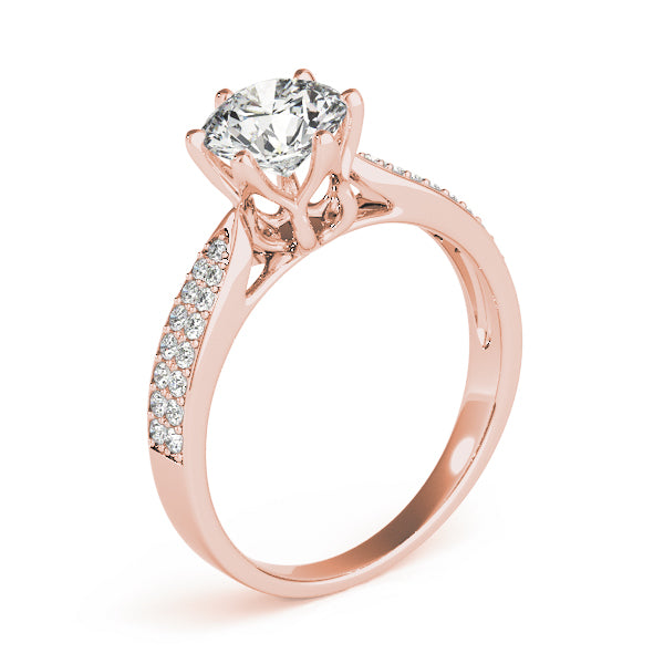 Round Diamond Engagement Ring · 0.87 ct tw