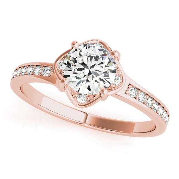 Round Diamond Engagement Ring · 0.57 ct tw
